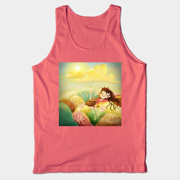 Ice Cream Swimming Tank Top by AlineSantAnna